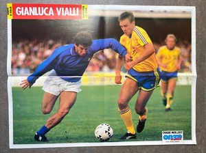 POSTER ONZE MONDIAL GIANLUCA VIALLI 1990 ITALIA SAMPDORIA DE GENES - Foto 1 di 1