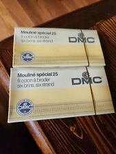 DMC Mouline Special 25 Cotton Embroidery Floss 2 Boxes of 24 Skein Vintage 3072