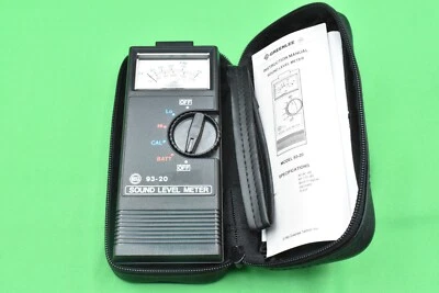 Vintage Greenlee Sound Level Meter 93-20 with Case & Paperwork - TESTED - Image 1 of 4