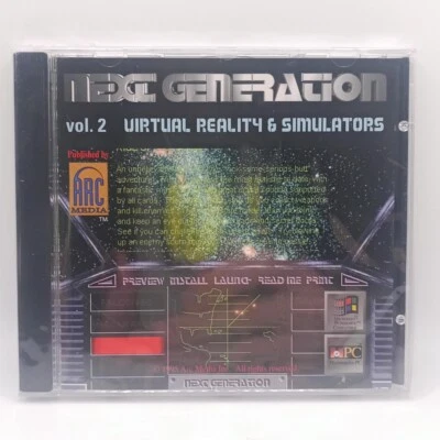 Next Generation vol. 2 Virtual Reality 6 Simulators (PC Arc Media, 1995) NEW - Image 1 of 4