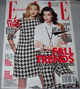 Elle Canada Magazine August 2012 Heather Marks Meghan Collison Emeli Sande - Picture 1 of 12