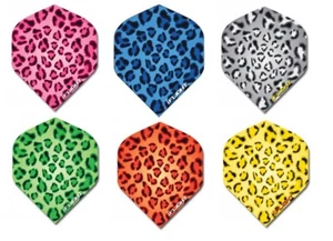 RUTHLESS INVINCIBLE LEOPARD PRINT EXTRA STRONG DART FLIGHTS  - Picture 1 of 7