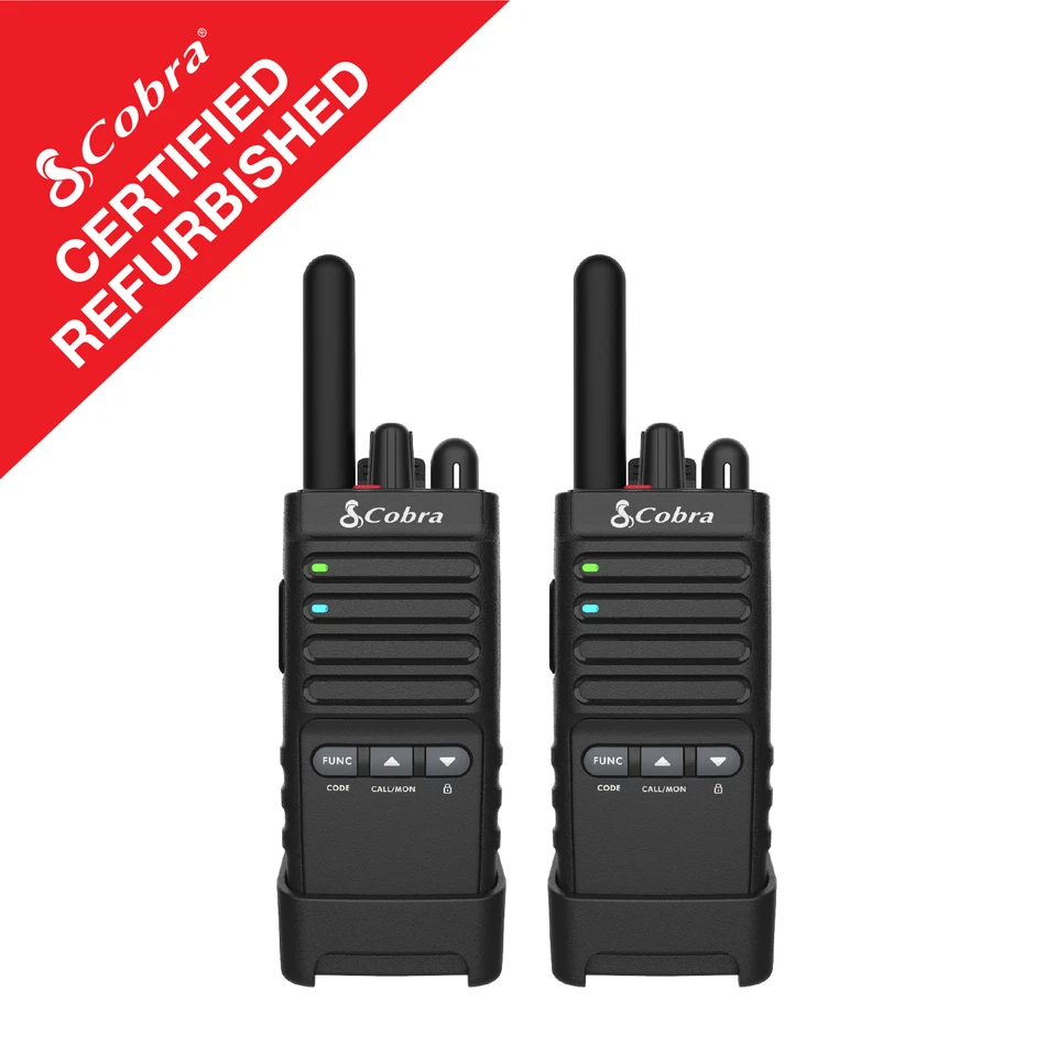 Cobra PX650 2-Pack Business 2 Way FRS Walkie Talkie Radios Certified Refurbished - Image 1 of 4