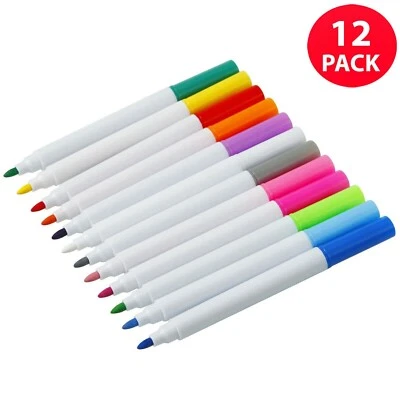 AVARTEK 12 Farben Flüssig Kreide Stifte Marker Glas Fenster Tafel Kunststoff Stift Bleistift
