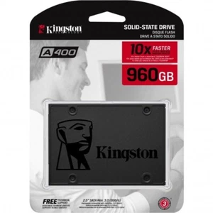 Disque dur interne Kingston A400 960 Go, 2,5" (SA400S37/960G) état solide - Photo 1/5