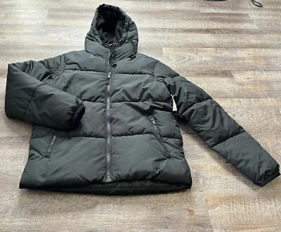 Old Navy Womens XS Puffer Coat with Hood Black K8 - Image 1 of 4