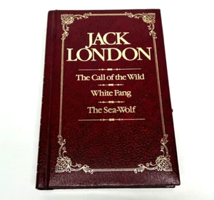 JACK LONDON Call of the Wild White Fang The Sea-Wolf 1983 Longmeadow Press VTG - Picture 1 of 13