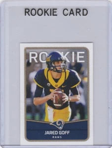 JARED GOFF ROOKIE CARD 2016 Panini Sticker Football #1 PICK RC Ram DETROIT LIONS - Picture 1 of 2