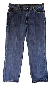 Levi's 550 Jeans Uomo 44x34 Gamba Conica Blu Denim Sbiadito Baffi Biker - Foto 1 di 7