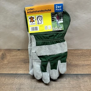 Leder-Arbeitshandschuhe 2er Pack | Work Gloves, Size 10.75 - Bild 1 von 2