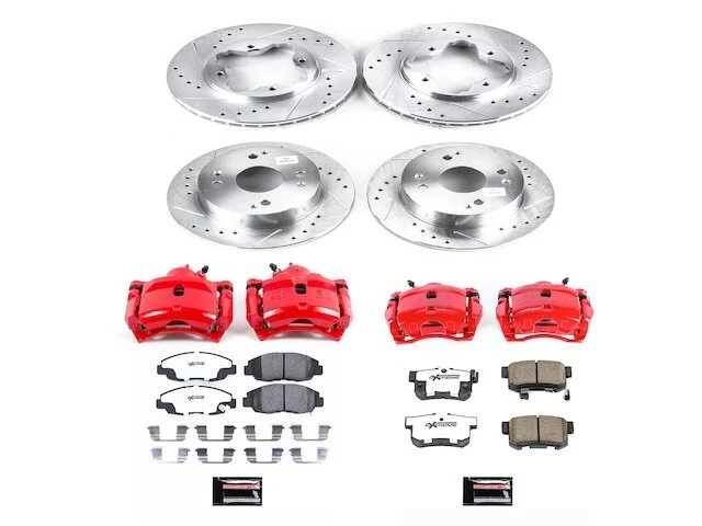 Kit de pastillas de freno y rotor delanteras y traseras 46QSQB78 para Accord 1991 1992 1993 1994 Foto 1 de 1