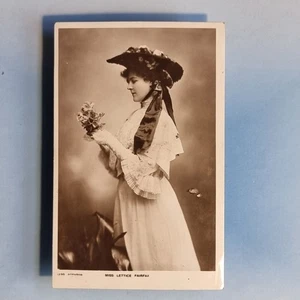 Edwardian Actress Postcard 1905 Real Photo Lettice Fairfax Was In Silent Movies - Picture 1 of 2