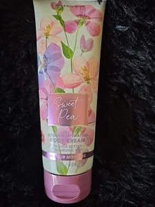 Bath & Body Works Sweet Pea Ultimate Hydratation Körpercreme 8 Oz. NEU - Bild 1 von 4