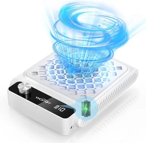 Rechargeable Nail Dust Collector, 980PA Portable Cordless Nail Vacuum Dust-ST - Picture 1 of 7