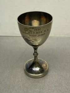 Vintage 1930 Leichtathletik Hochsprung Sport Pokal Pokal klein - Bild 1 von 10