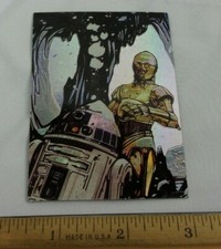 Star Wars Galaxy Finest Matrix 2 insert card 1996 R2-D2 C-3P0 