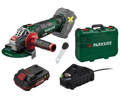 SMERIGLIATRICE PARKSIDE 20V PWSA 20-Li G4 BATTERIA 2Ah INCLUSA E CARICABATTERIE