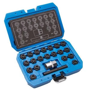 22 tlg Felgenschloss Radbolzen Knacker Demontage Werkzeug geeignet für VAG - Bild 1 von 1