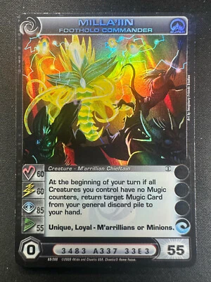 Chaotic 3 Max ECP Milla'iin Foothold Commander 79/200 AU 1st Ed Super Rare NM - Image 1 of 2