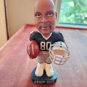 Jerry Rice Oakland Raiders NFL Football vintage 2000s bobblehead - Picture 1 of 4