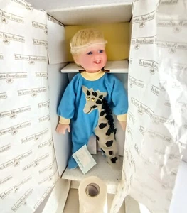 Caught in the Act Porcelain Boy Doll by Artist Mary Tretter 3788 New in Box 12" - Picture 1 of 9