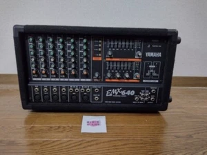Yamaha EMX640 6 Channel Powered Mixer Dual Amp Confirmed Operation Free Shipping - Picture 1 of 4