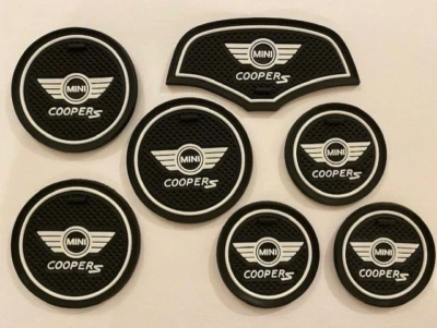 MINI COOPER 'S' (F56 - F55) 2014 - 2022 (7 PEÇAS) ALMOFADAS DE PORTÃO PAINEL INTERIOR BRANCO - Imagem 1 de 4