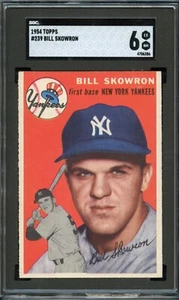 SGC BB - 1954 Topps - #239 - Bill Skowron - SGC 6 - EX-NM - Picture 1 of 2