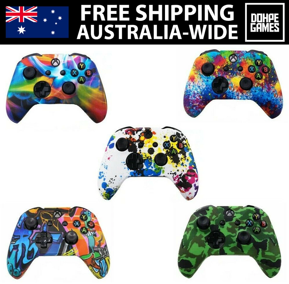 Xbox One Controller Skin Cover Case Protective Silicone Rubber Grip - Image 1 of 1