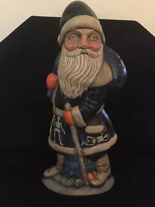 2018 Vaillancourt Haunted Christmas Santa Marked #1 Artist’s One Of A Kind - Picture 1 of 9