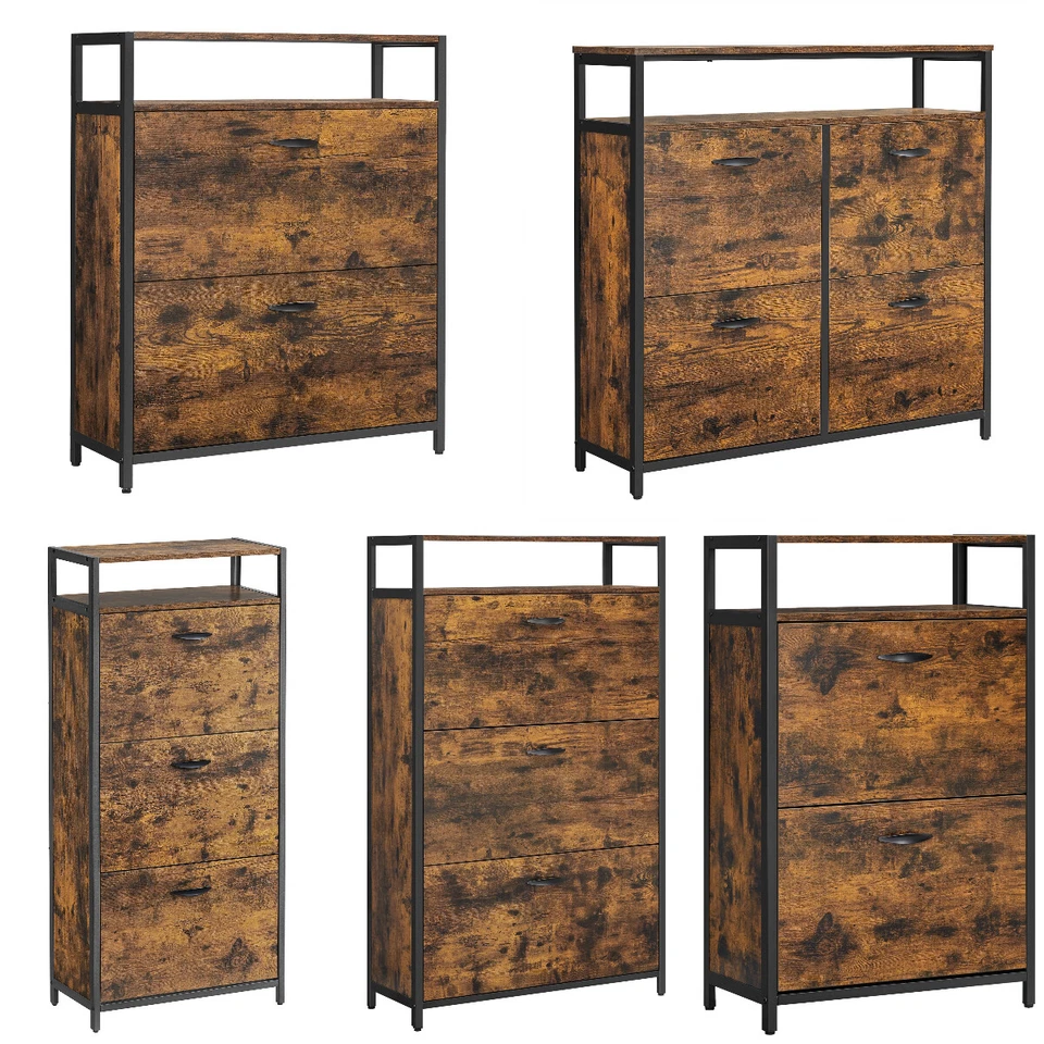 VASAGLE Schuhschrank schmales Schuhregal Schuhkipper  platzsparend - Bild 1 von 1