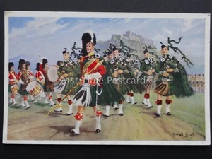 Scotland THE ARGYLL & SUTHERLAND HIGHLANDERS Conrad Leigh by Valentine c1950s PC - Picture 1 of 2