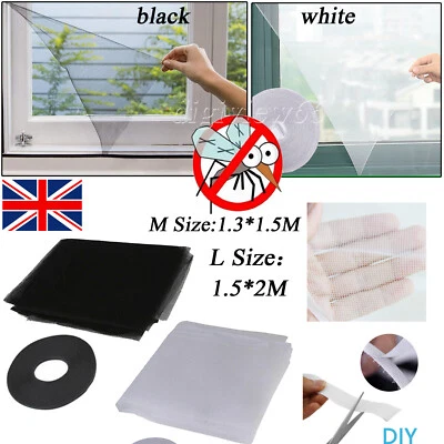 For Window Insect Screen Mesh Net Fly Bug Mosquito Moth Door Netting Net Cover - Image 1 of 4