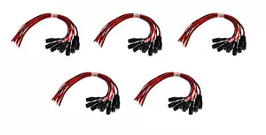 Female DC Power Cable CCTV Power Connector Pigtails 50 PK - Picture 1 of 4