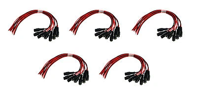Female DC Power Cable CCTV Power Connector Pigtails 50 PK - Image 1 of 4