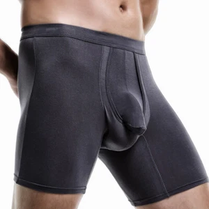 Penis Ball Men Shorts Polyester Pouch Anti Wear Underwear Running Sport Separate - Picture 1 of 19
