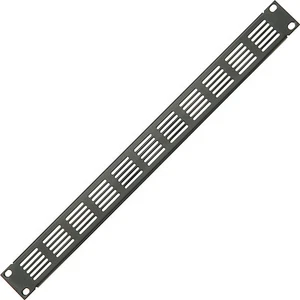 19" 1U Wentylowany stojak zaślepiający Panel krosowy Moduł Pokrywa Płyta Montaż Obudowa sprzętu - Zdjęcie 1 z 1
