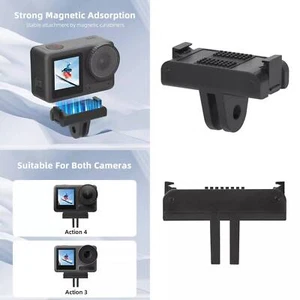 Accessories For DJI Action 3/4 Camera Magnetic Quick Release Mount Base Black - Picture 1 of 23