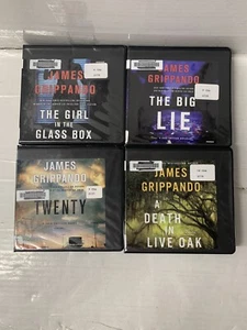 (x4)-Mystery Thriller Fiction Audio Books CD James Grippando Big Lie Twenty Lot - Picture 1 of 4