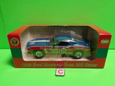 Ford Mustang Boss 302 1969 fundido a presión Hot Rod C Crown Premiums 1/24 Sentry Hardware Foto 1 de 4