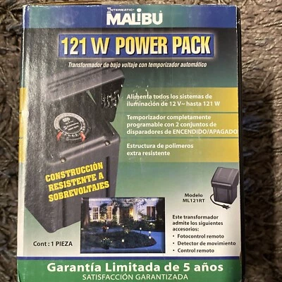 Malibu C ML121RT Transformer 121w Low Voltage Power Pack Transformer - Black - Image 1 of 3