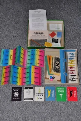 Vintage 1940's Waddingtons Totopoly Game - No Board - Image 1 of 4