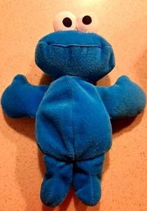 Vintage 1997 TYCO Sesame Street Cookie Monster Beanie Plush 8 Inches EUC - Picture 1 of 5