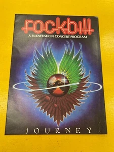 PÓSTER DEL PROGRAMA DE CONCIERTOS JOURNEY Evolution Tour Budweiser raro 1979 - Imagen 1 de 6