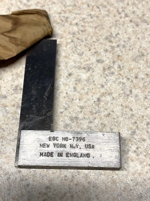 Machinist Tools: 2-inch solid square No -7396 Made in England (NOS) - Image 1 of 3
