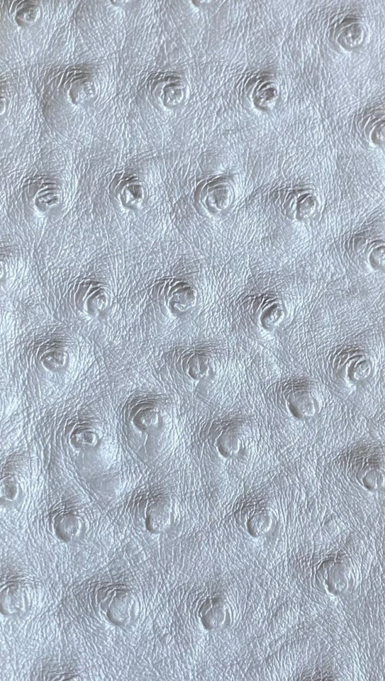 Metallic Pearl ostrich faux vinyl Marine grade UV resistance waterproof Fabric - Image 1 of 1