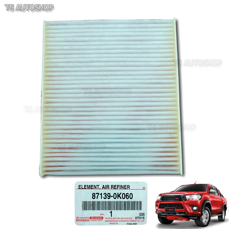 Pollen Cabin Air Filter For Toyota Hilux Revo Sr5 M70 M80 2016 2017 Pickup - image 1 of 4