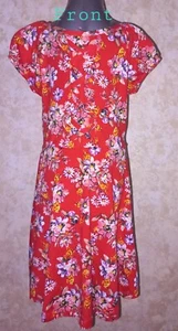 Adorable floral twirl/fit & flair dress - Picture 1 of 7