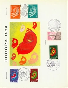 Andorra 1973 - Andorra francesa - Estampillas usadas. Mi No.: 247/8 ...(EB) MV-14581 - Imagen 1 de 2