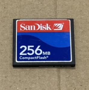 San Disk 256MB Compact Flash CF Memory Card DSLR Cameras Ect - Picture 1 of 1